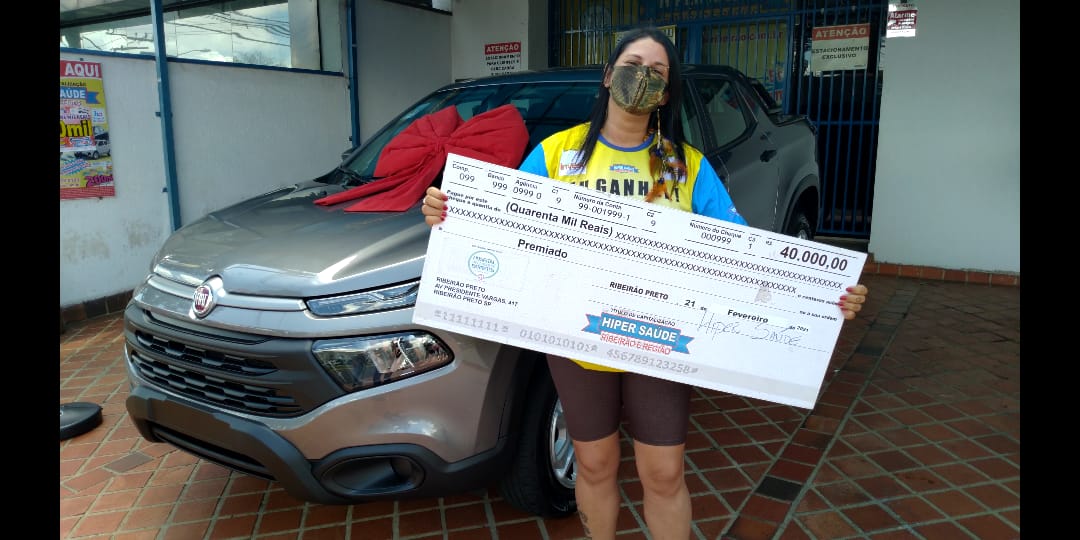 Taxista de Santa Rosa de Viterbo ganha uma Fiat Toro mais 40 mil e vai quitar financiamento do carro